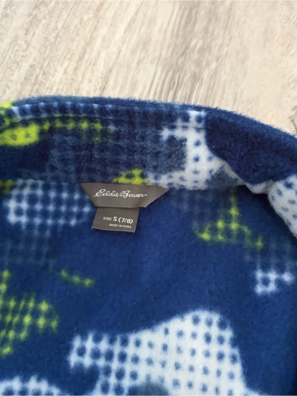 Eddie Bauer Youth 3-in-1 Jacket Blue Size Small 7/8 Windbreaker Fleece